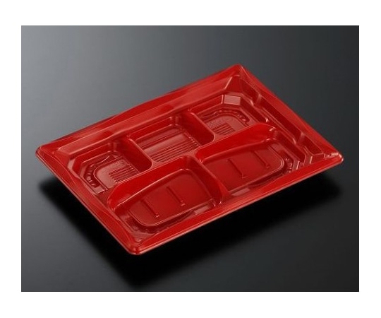 中央化学 弁当容器 CTいろは 23-17I 赤-BK 身 800枚 342915 1ケース(ご注文単位1ケース)【直送品】