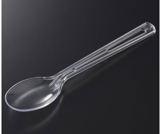 中央化学 スプーン スプーン150(L)透明 バラ 2000枚 171314 1ケース（ご注文単位1ケース）【直送品】
