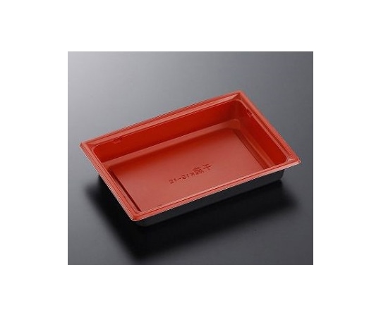 中央化学 弁当容器 CT千歳 K18-12 赤-BK 身 900枚 371732 1ケース(ご注文単位1ケース)【直送品】