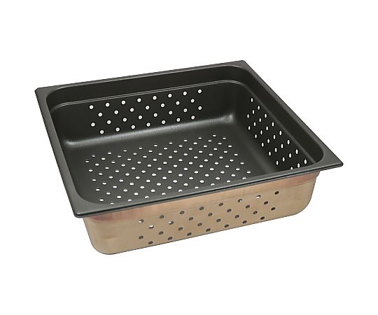 スギコ産業 スギコ 18-8 スーパーデラックスパン 穴明 ノンスティック加工 2/3サイズ H100mm SH-1874SWTP 1個（ご注文単位1個）【直送品】