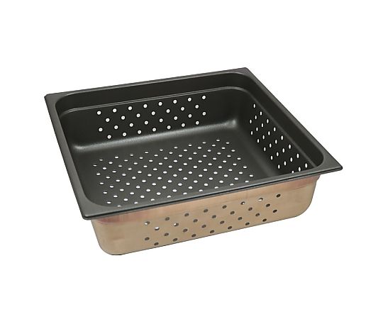 スギコ産業 スギコ 18-8 スーパーデラックスパン 穴明 ノンスティック加工 2/3サイズ H150mm SH-1876SWTP 1個（ご注文単位1個）【直送品】