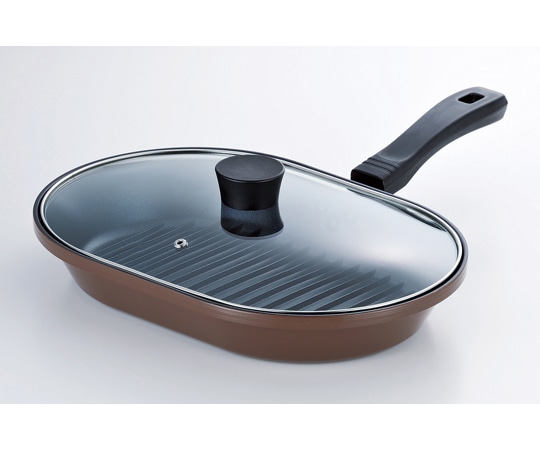 和平フレイズ マローネシェフ IHお手軽魚焼パンG 蓋付 MM-9542 1個（ご注文単位1個）【直送品】