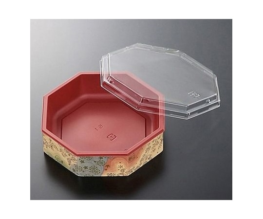 中央化学 折箱 CWH-八角5.1 赤-しののめ(ボ)360枚 915538 1ケース(ご注文単位1ケース)【直送品】