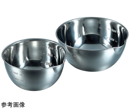 クローバー 18-8 目盛付片口ボール 18cm 1.7L 18cm 1個（ご注文単位1個）【直送品】