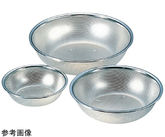 本間製作所 18-8 浅型パンチボール 15cm 15cm 1個（ご注文単位1個）【直送品】