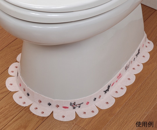 サンコー(生活用品) 便器すきまテープ おさんぽねこ 1個(2枚入) KF-49 1個(ご注文単位1個)【直送品】