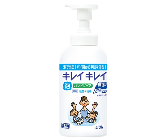 ライオンハイジーン キレイキレイ薬用泡ハンドソープ プロ無香料 550mL×12入 BPPGHULP 1ケース（ご注文単位1ケース）【直送品】