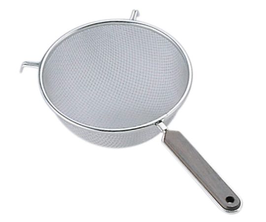 エムテートリマツ 18-8ローズ柄ストレーナー 25cmW  1個（ご注文単位1個）【直送品】