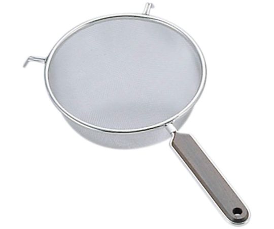 エムテートリマツ 18-8ローズ柄ストレーナー 16cmシングル  1個（ご注文単位1個）【直送品】