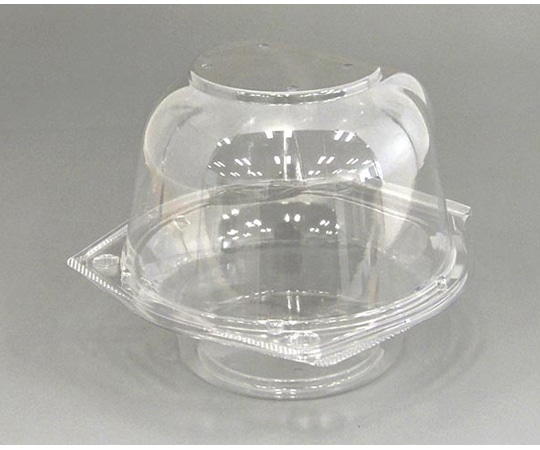 パックスタイル 青果・農産容器 PS CSフルーツ 1 クリア 50枚×8パック入 00563283 1ケース(ご注文単位1ケース)【直送品】