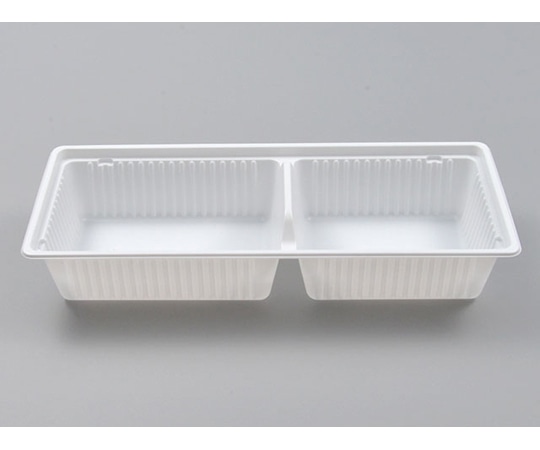 パックスタイル 弁当容器 PS ハコベン HB-2 本体 白 50枚×16パック入 00563285 1ケース(ご注文単位1ケース)【直送品】