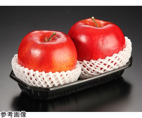 パックスタイル 青果・農産容器 BPフルーツ2L浅マド 黒 100枚×12パック入 588965 1ケース(ご注文単位1ケース)【直送品】