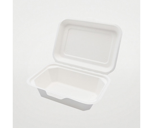 パックスタイル ABバガスランチ180-130フードパック 白色 50枚×12パック入 649711 1ケース(ご注文単位1ケース)【直送品】