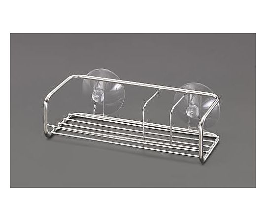 エスコ 187x 87x 70mm スポンジ入れ(吸盤式/ステンレス製) EA912EA-9 1個（ご注文単位1個）【直送品】