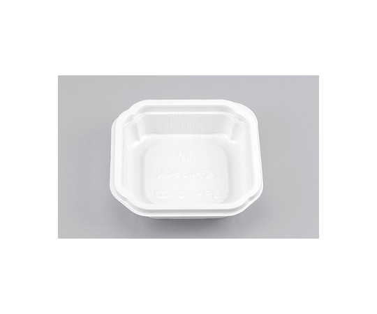 シーピー化成 プラスチック製 簡易食品容器  100×100×25mm BF-10 ホワイト本体 50枚×48袋 01400001000300000 1ケース(ご注文単位1ケース)【直送品】
