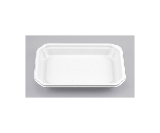 シーピー化成 プラスチック製 簡易食品容器  176×110×25mm BF-13 ホワイト本体 50枚×24袋 01400001300300000 1ケース(ご注文単位1ケース)【直送品】