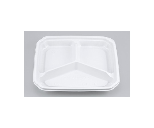 シーピー化成 プラスチック製 簡易食品容器  176×150×22mm BF-18 ホワイト本体 50枚×24袋 01400001800300000 1ケース(ご注文単位1ケース)【直送品】