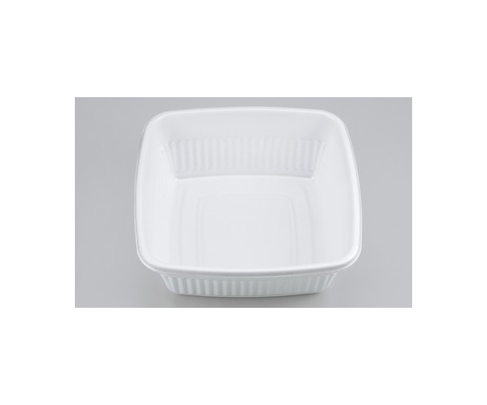 シーピー化成 プラスチック製 簡易食品容器  155×155×56mm BF-210 ホワイト本体 50枚×24袋 01400021000300000 1ケース(ご注文単位1ケース)【直送品】