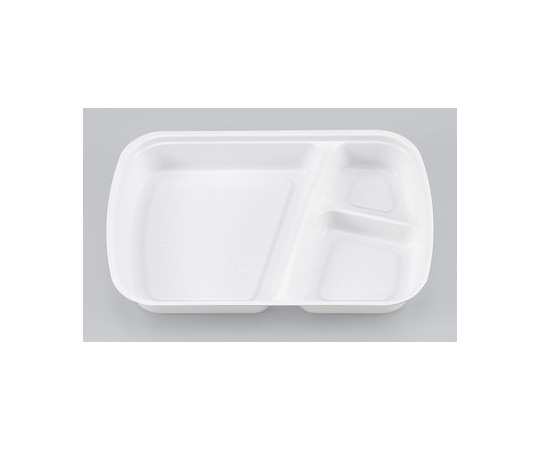 シーピー化成 プラスチック製 簡易食品容器  186×126×23mm BF-211-B ホワイト中仕切 50枚×24袋 01400021102300010 1ケース(ご注文単位1ケース)【直送品】