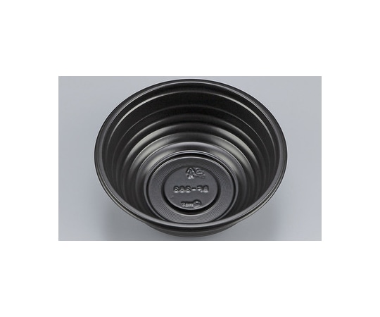 シーピー化成 プラスチック製 簡易食品容器  φ187×70mm BF-363 黒本体 50枚×12袋 01400036300080000 1ケース(ご注文単位1ケース)【直送品】