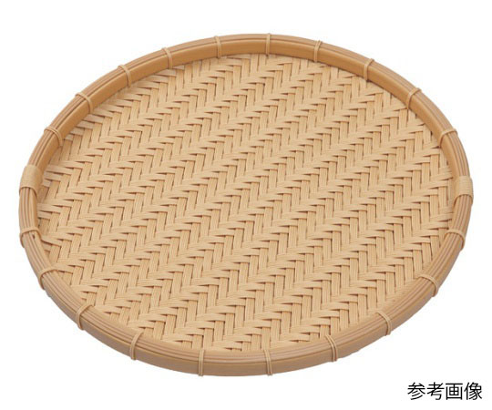 トーダイ PPラタン 竹タイプ AJIRO 丸型 浅ざる 40型 RT-400-AJ 1個（ご注文単位1個）【直送品】