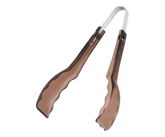 アズワン No.630ニューポリカトング スケルトンブラウン  1個（ご注文単位1個）【直送品】