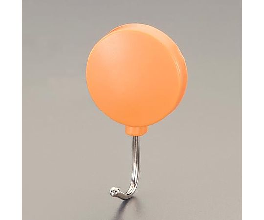 アズワン 45x33x82mm マグネットフック(スイング型/オレンジ) EA762FG-283 1個(ご注文単位1個)【直送品】