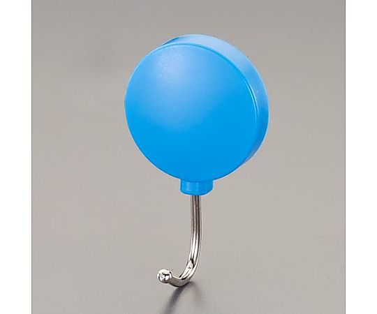 アズワン 45x33x82mm マグネットフック(スイング型/ブルー) EA762FG-284 1個(ご注文単位1個)【直送品】