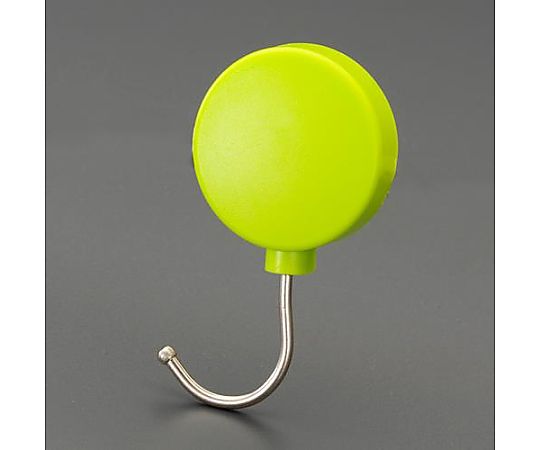 アズワン 45x33x97mm マグネットフック(スイング型/グリーン) EA762FG-292 1個(ご注文単位1個)【直送品】