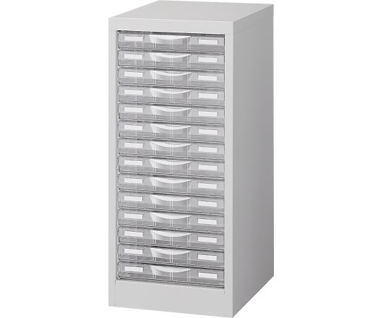 生興 整理ケース(ホワイト) B4判1列浅型14段 B4W-P114S 1台(ご注文単位1台)【直送品】