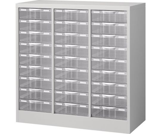 生興 整理ケース(ホワイト) B4判3列深型9段 B4W-P309L 1台(ご注文単位1台)【直送品】