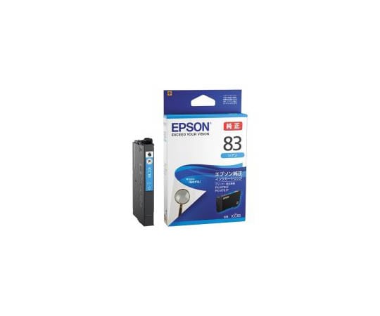 エプソン EPSON用 IJカートリッジ シアン ICC83 1箱(ご注文単位1箱)【直送品】