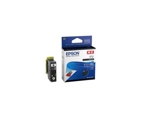 エプソン EPSON用 インクカートリッジ ブラック SOR-BK 1箱(ご注文単位1箱)【直送品】