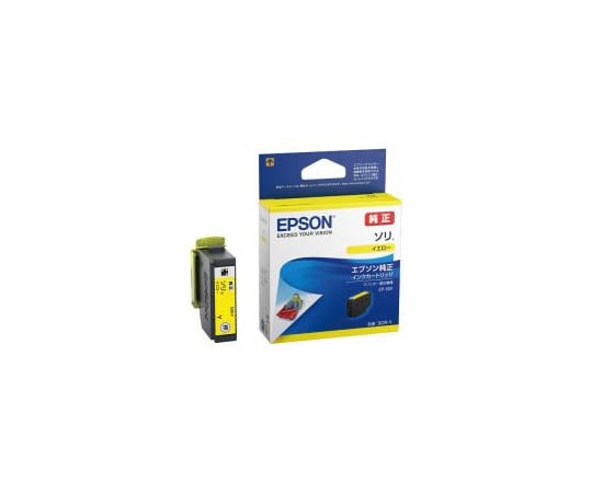 エプソン EPSON用 インクカートリッジ イエロー SOR-Y 1箱(ご注文単位1箱)【直送品】
