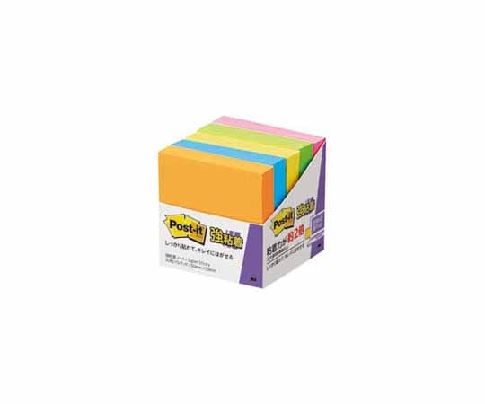 スリーエム Post-it 強粘着 50mm×50mm 5色 1パック(90枚×5パッド入) 650-5SSAN 1パック(ご注文単位1パック)【直送品】