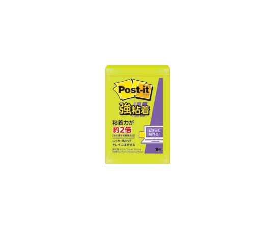 スリーエム Post-it 強粘着 75mm×25mm ライム 1パック(90枚×2パッド入) 500SS-LI 1パック(ご注文単位1パック)【直送品】