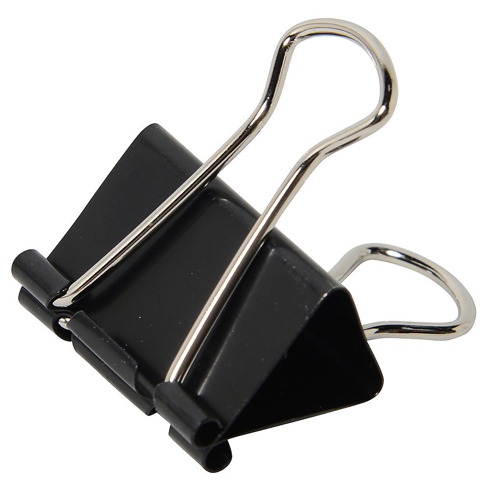 プラス ダブルクリップ 大 ブラック 10個 CP-103 1箱(ご注文単位1箱)【直送品】