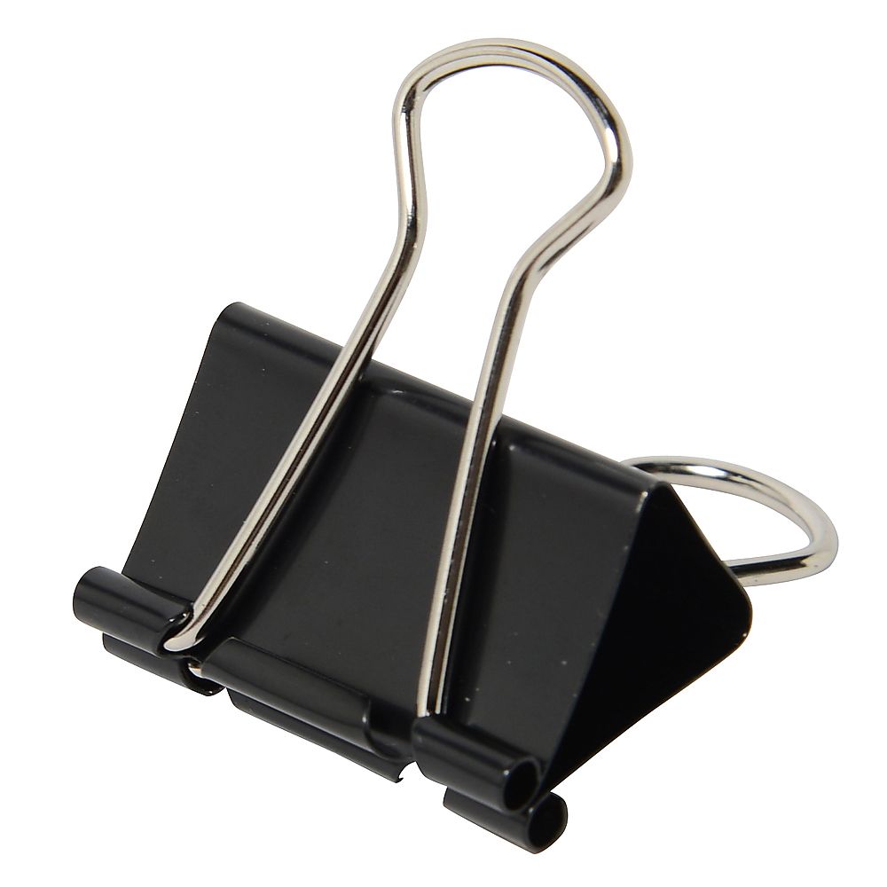 プラス ダブルクリップ 大 ブラック 100個 CP-103-10P 1パック(ご注文単位1パック)【直送品】