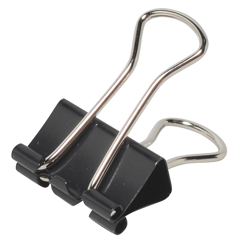 プラス ダブルクリップ 小 ブラック 100個 CP-105-10P 1パック(ご注文単位1パック)【直送品】