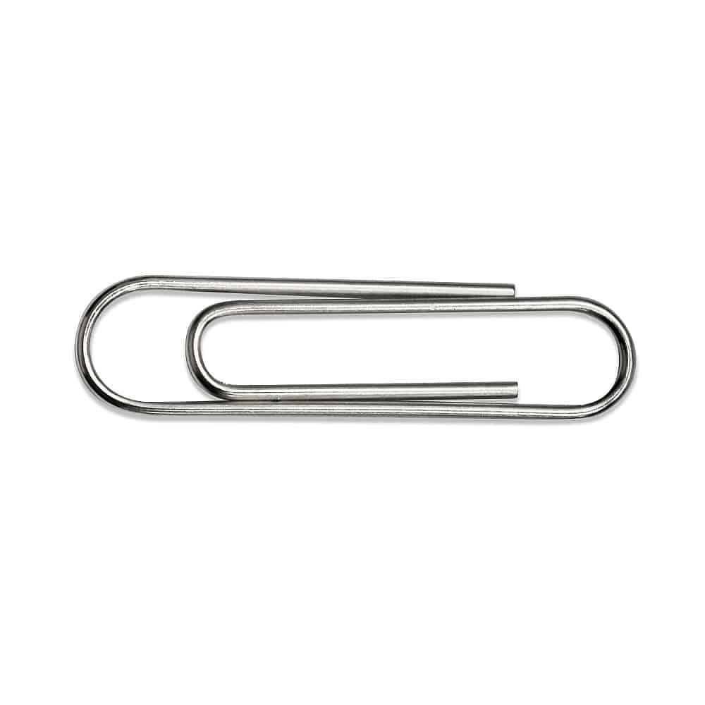 プラス ゼムクリップ 特大 NO.0 100個 CP-302 1パック(ご注文単位1パック)【直送品】