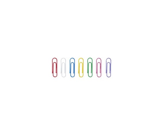 スマートバリュー カラーゼムクリップ 大 360個入 B502J-L 1箱(ご注文単位1箱)【直送品】