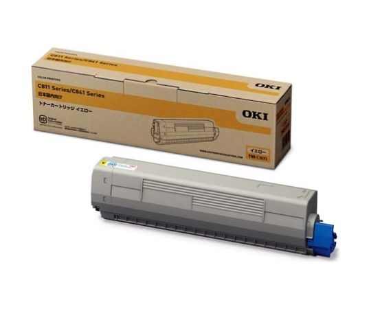 沖データ トナーカートリッジ イエロー (MC8シリーズ/C8シリーズ) TNR-C3LY1 1個(ご注文単位1個)【直送品】