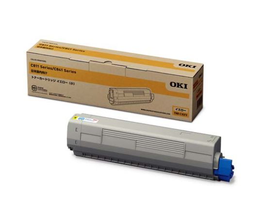 沖データ トナーカートリッジ(小) イエロー (C841dn/C811dn) TNR-C3LY3 1個(ご注文単位1個)【直送品】