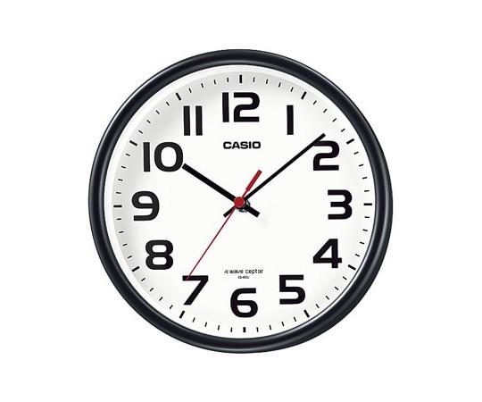 カシオ スタンダード掛け時計 IQ-800J-1JF 1個(ご注文単位1個)【直送品】