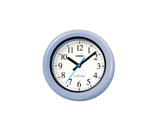 カシオ 防湿防塵クロック (ブルー) IQ-180W-2JF 1個(ご注文単位1個)【直送品】