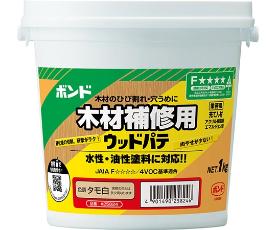 コニシ ボンド ウッドパテ タモ白 1kg #25824 1個(ご注文単位1個)【直送品】