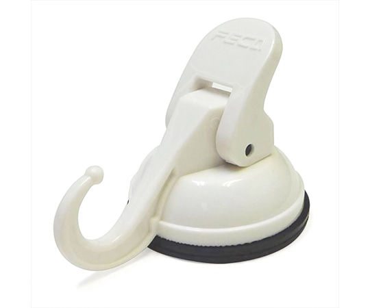 エスディアイジャパン 超強力吸盤フック ホワイト 約56×85×57mm SPM-01W 1個(ご注文単位1個)【直送品】