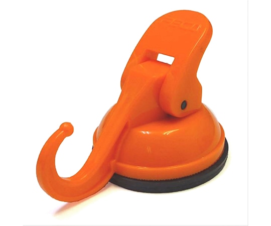 エスディアイジャパン 超強力吸盤フック オレンジ 約56×85×57mm SPM-01OR 1個(ご注文単位1個)【直送品】