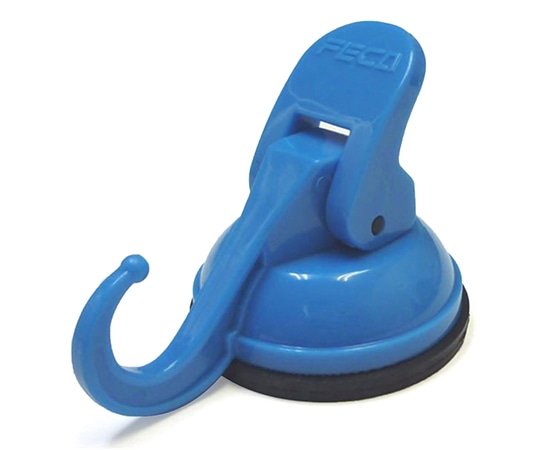 エスディアイジャパン 超強力吸盤フック ブルー 約56×85×57mm SPM-01B 1個(ご注文単位1個)【直送品】