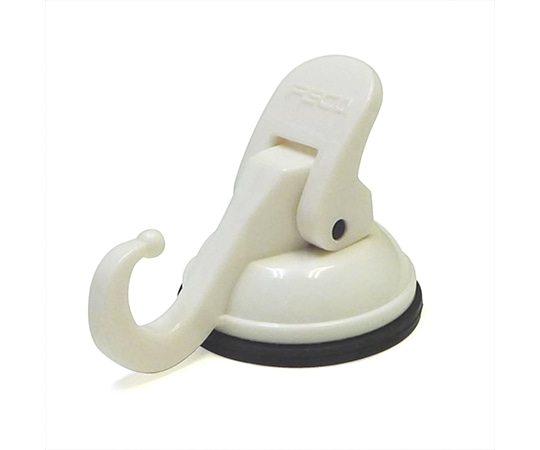 エスディアイジャパン 超強力吸盤フック ホワイト 約44×68×49mm SPM-02W 1個(ご注文単位1個)【直送品】